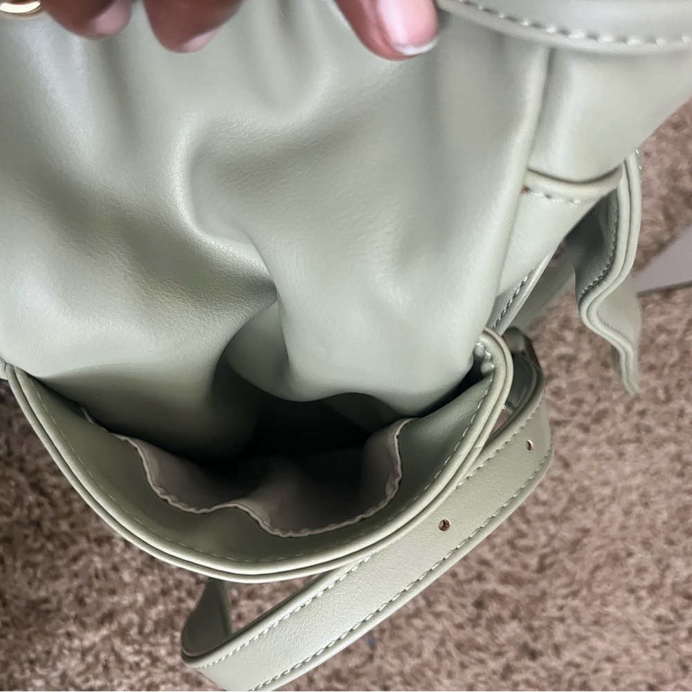 White Elm Sage Luna Drawstring Backpack - Picture 7 of 11